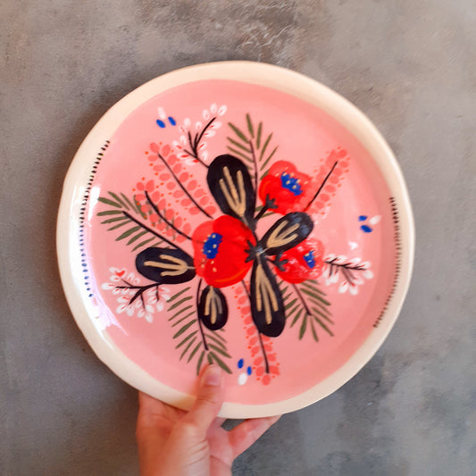 Plato de Cerámica para Tartas - 24 cm | Vajilla ilustrada