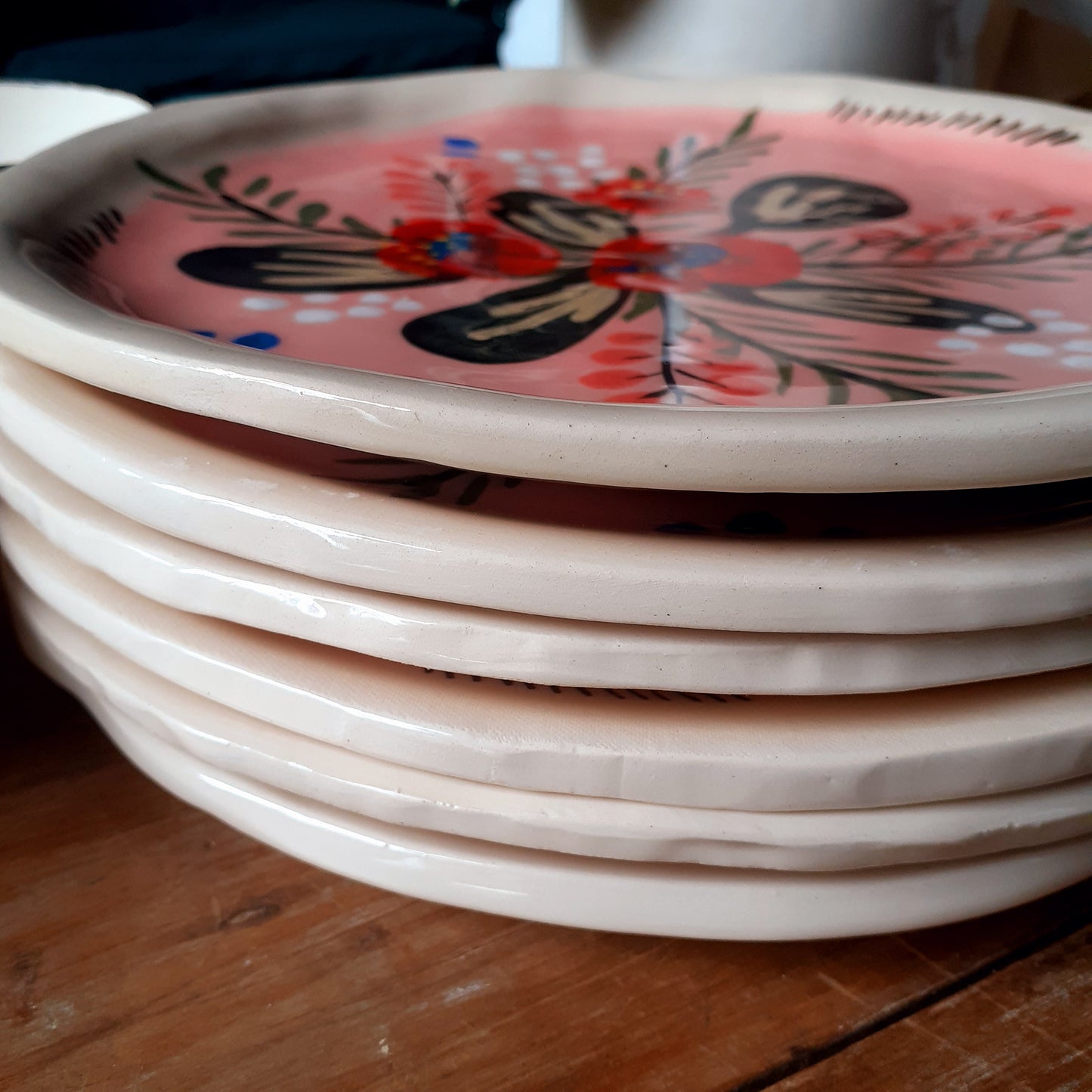 Plato de Cerámica para Tartas - 24 cm | Vajilla ilustrada