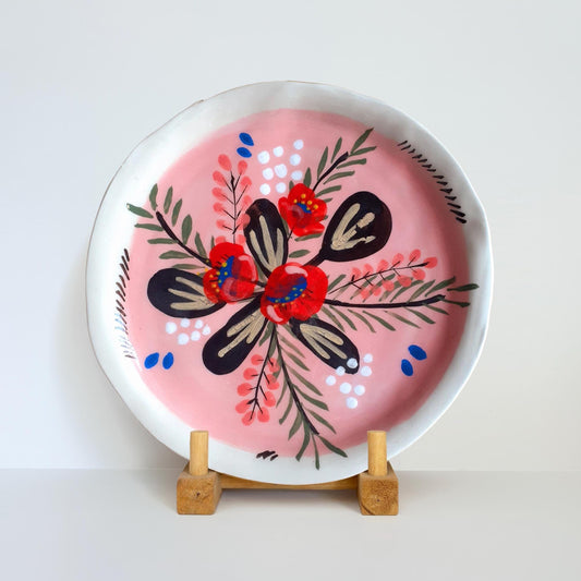 Plato de Cerámica para Tartas - 24 cm | Vajilla ilustrada